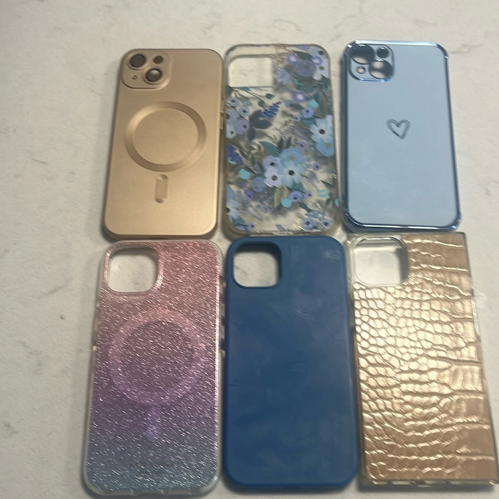 Lightly used iPhone 13 cases.